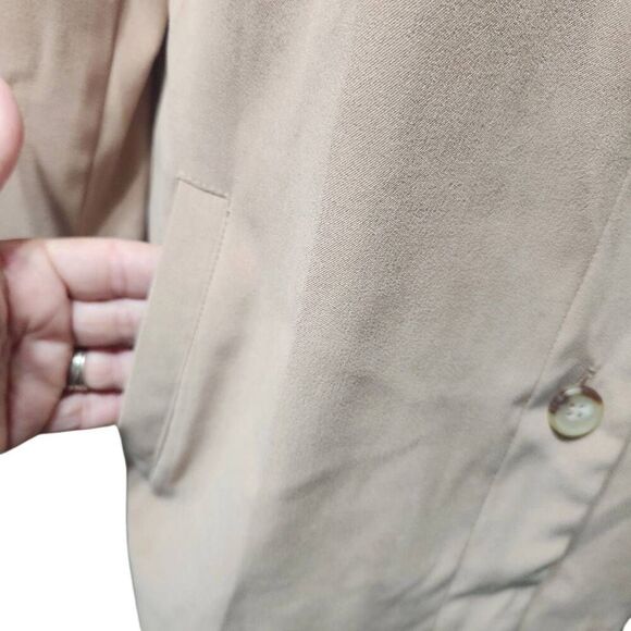 Harve Benard by Benard Holtzman tan shacket size 8 - Picture 2 of 8